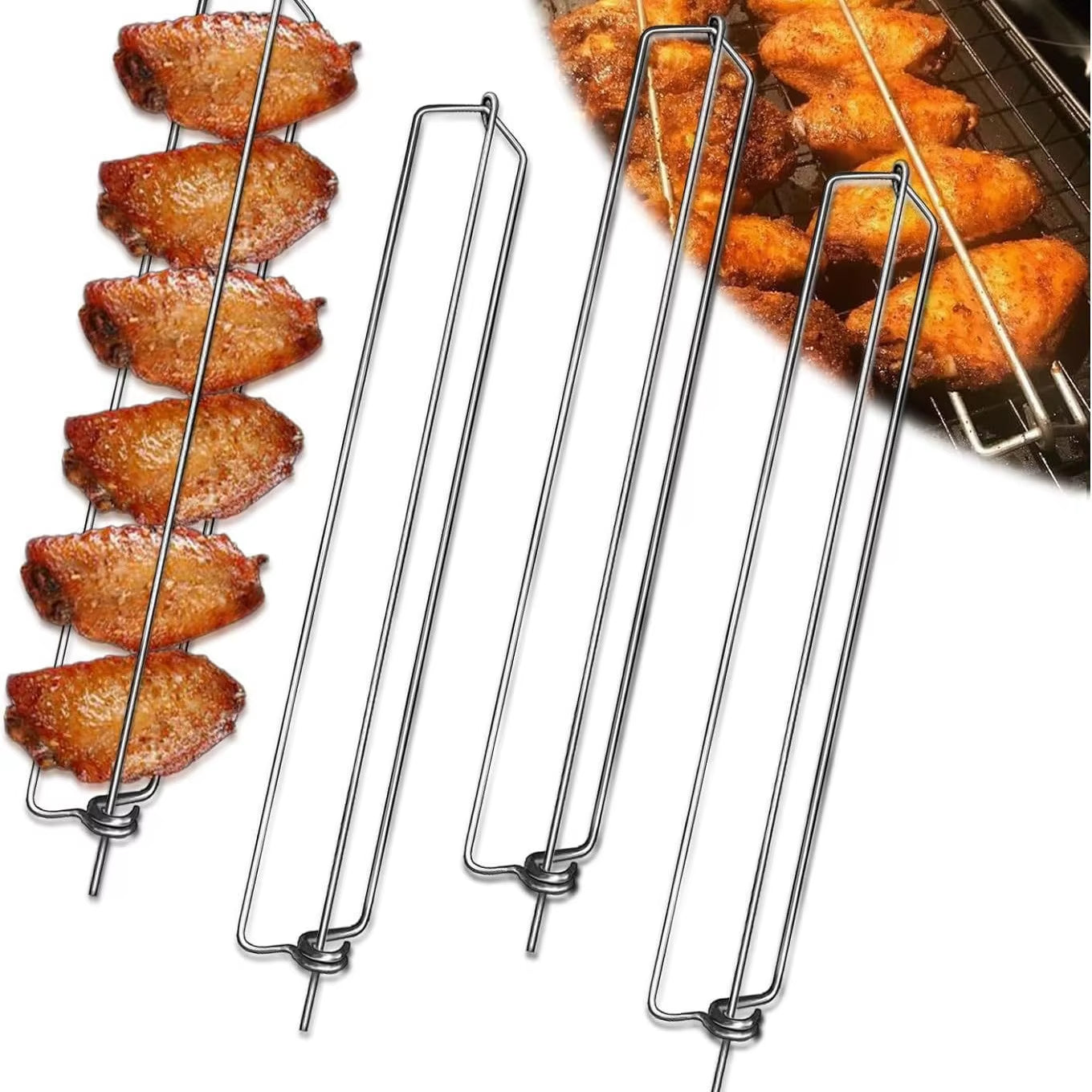 Outdoor Barbecue Fork Chicken Wing Grill BBQ Barbecue Tools